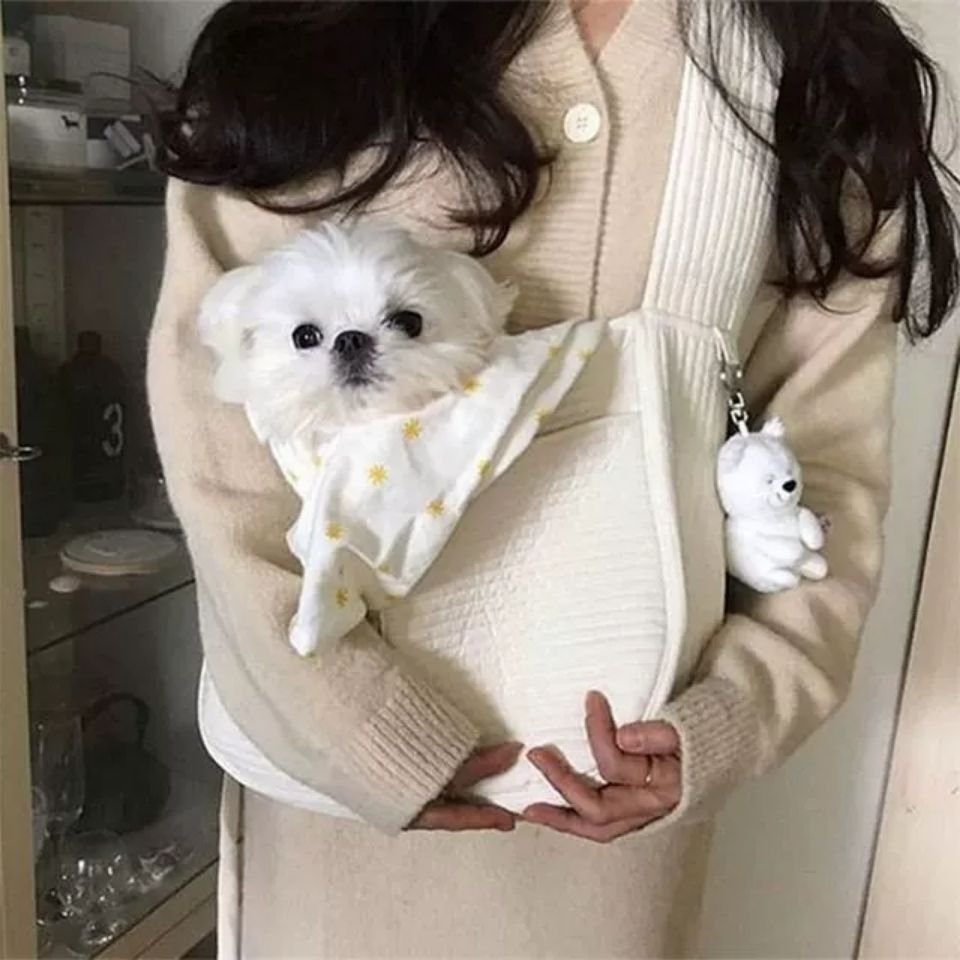 Breathable Canvas Pet Shoulder Carrier Bag: The Perfect Pet Travel Companion