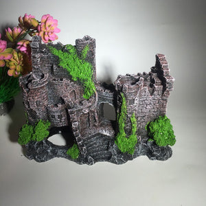 Transform Your Aquarium with Our Fish Tank Resin Castle Decoration