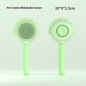 Experience Effortless Grooming with Our 2 In 1 Self Cleaning Pet Grooming Brush With Spray
